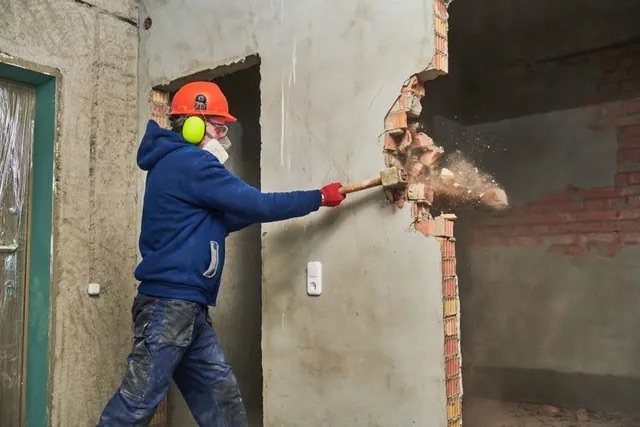 Interior tear-out and demolition cleanup by Palencia Insulation